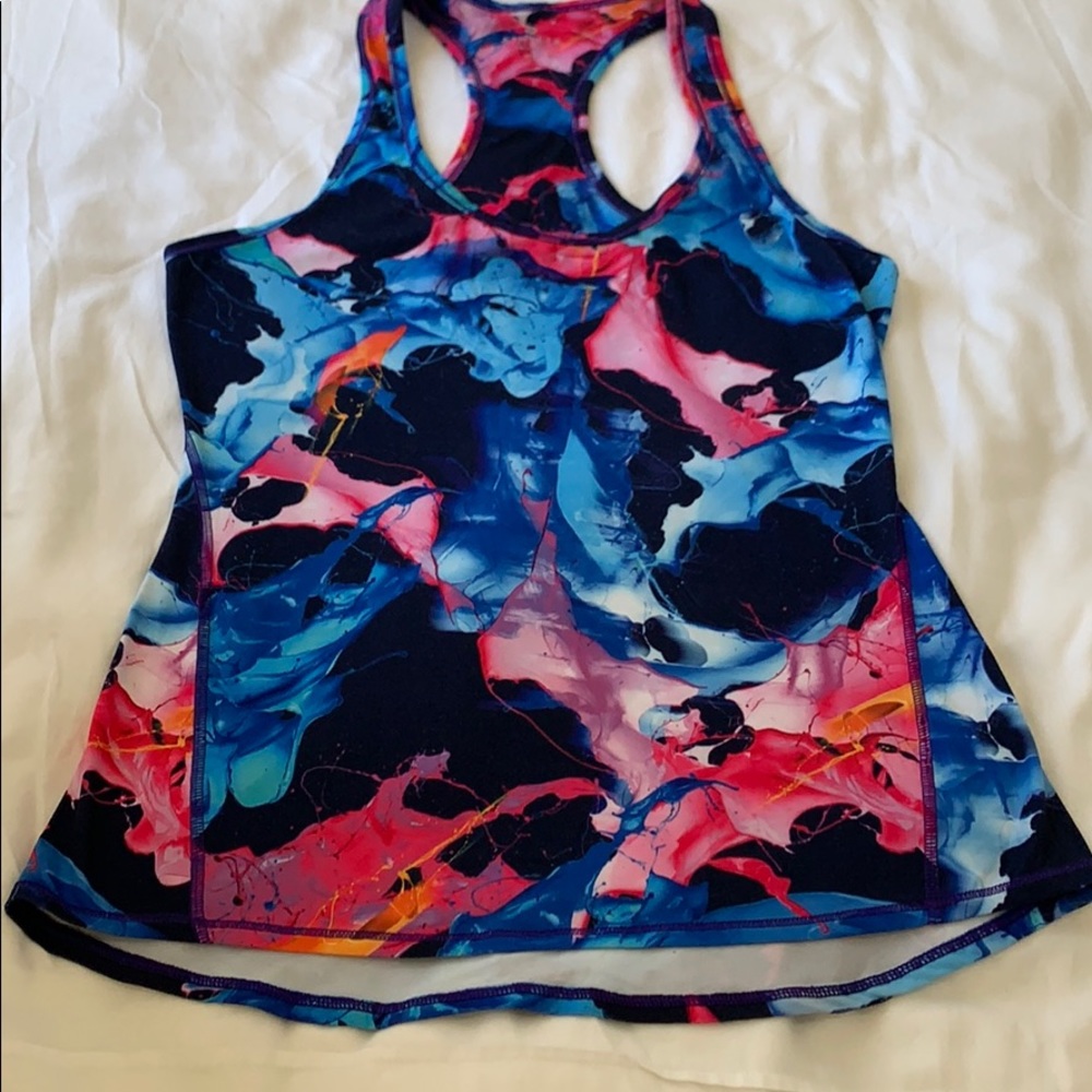 Athleta Multicolor Racerback Tank - Picture 2 of 6